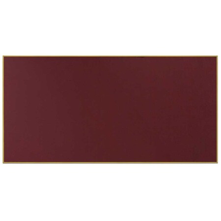 United Visual Products Corkboard, Fbrc, 2 Door, Satin/Cobcc, 60x36" UV304-SATIN-COBACC